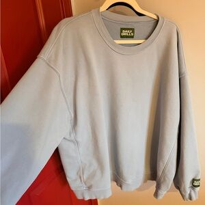 Daily Drills Oversized Crewneck L/XL Light Blue